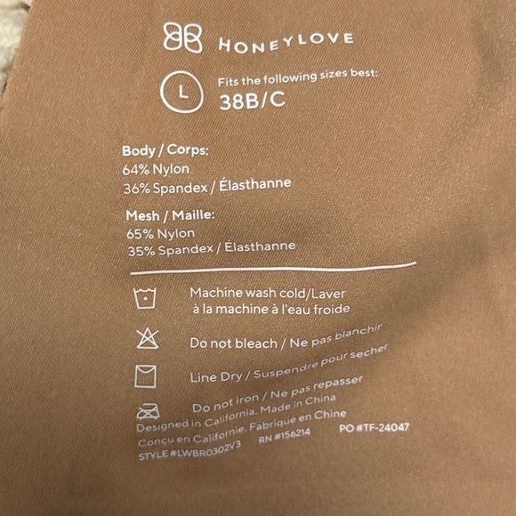 Honeylove Nude Wireless Bra - Picture 3 of 6